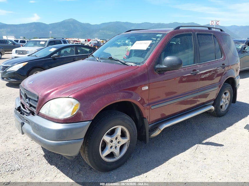 1999 Mercedes-benz M-klasse VIN 4JGAB54E5XA098718 IAAI salvage auction — FRONT END, Clear (Montana), sold $400 on 2026-08-06 (photo 2)