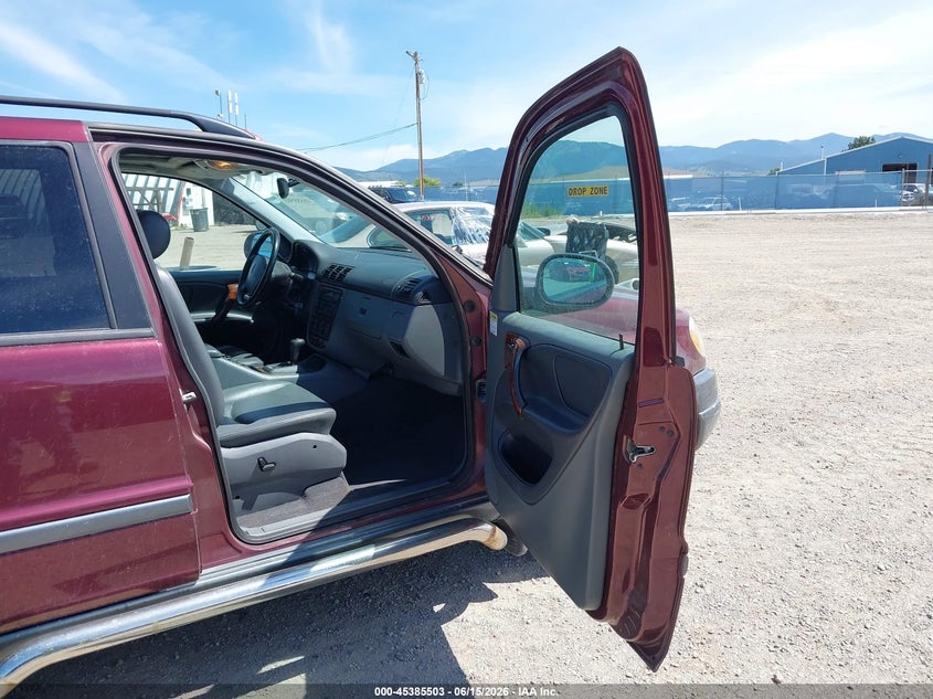 1999 Mercedes-benz M-klasse VIN 4JGAB54E5XA098718 IAAI salvage auction — FRONT END, Clear (Montana), sold $400 on 2026-08-06 (photo 5)