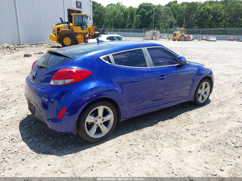 2012 Hyundai Veloster VIN KMHTC6ADXCU020709 IAAI salvage auction — NORMAL WEAR, Repossession Paperwork (Georgia), sold $1,200 on 2026-07-16 (photo 4)