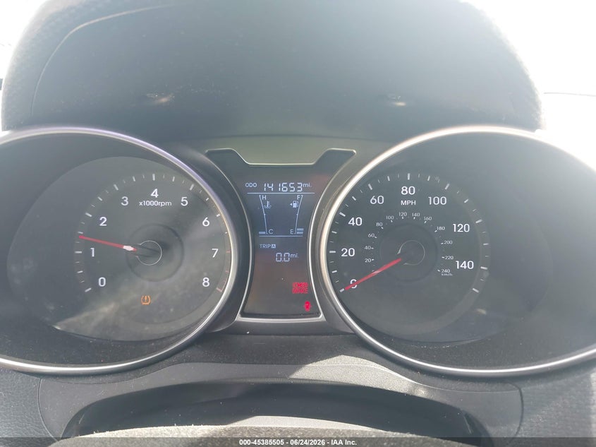 2012 Hyundai Veloster VIN KMHTC6ADXCU020709 IAAI salvage auction — NORMAL WEAR, Repossession Paperwork (Georgia), sold $1,200 on 2026-07-16 (photo 7)