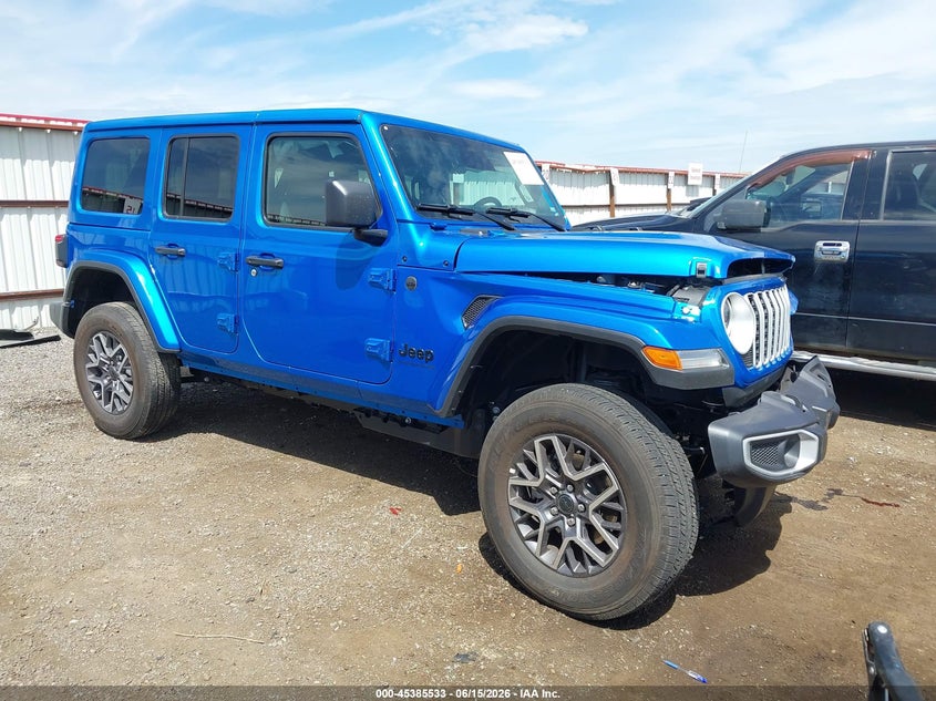 2026 Jeep Wrangler / VIN 1C4PJXEN4TW269175 IAAI salvage auction — Side, Enterprise Vehicles Clear Only (Washington), sold $9,100 on 2026-06-24 (photo 1)