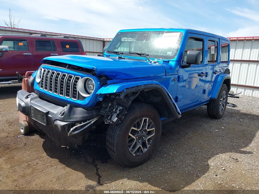 2026 Jeep Wrangler / VIN 1C4PJXEN4TW269175 IAAI salvage auction — Side, Enterprise Vehicles Clear Only (Washington), sold $9,100 on 2026-06-24 (photo 2)