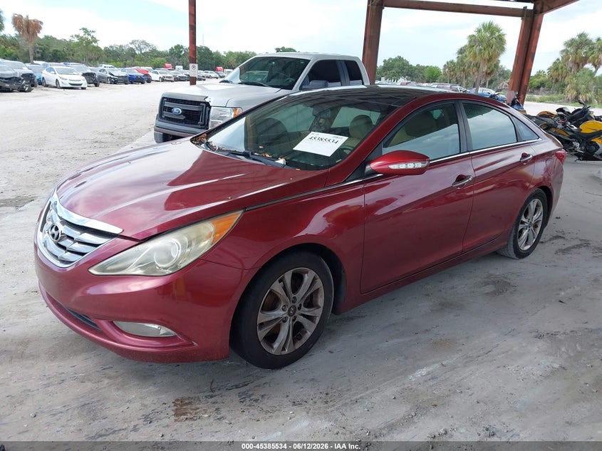 2012 Hyundai Sonata VIN 5NPEC4AC4CH396339 IAAI salvage auction — NORMAL WEAR, Clear (Florida), sold $850 on 2026-07-20 (photo 2)