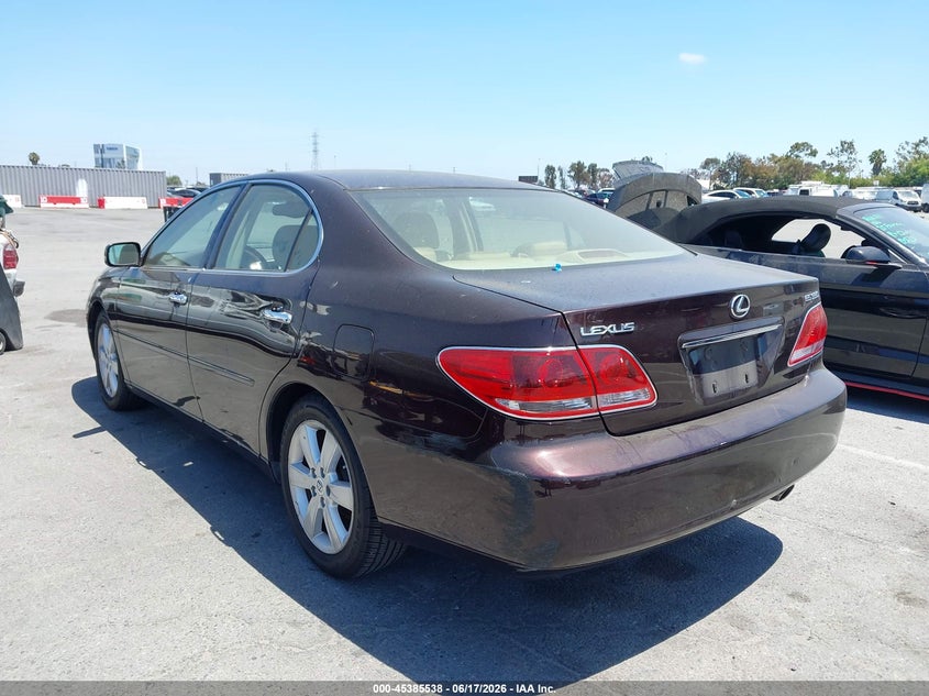 2005 Lexus ES VIN JTHBA30G955127259 IAAI salvage auction — RIGHT FRONT, Salvage (California), sold $1,050 on 2026-07-09 (photo 3)