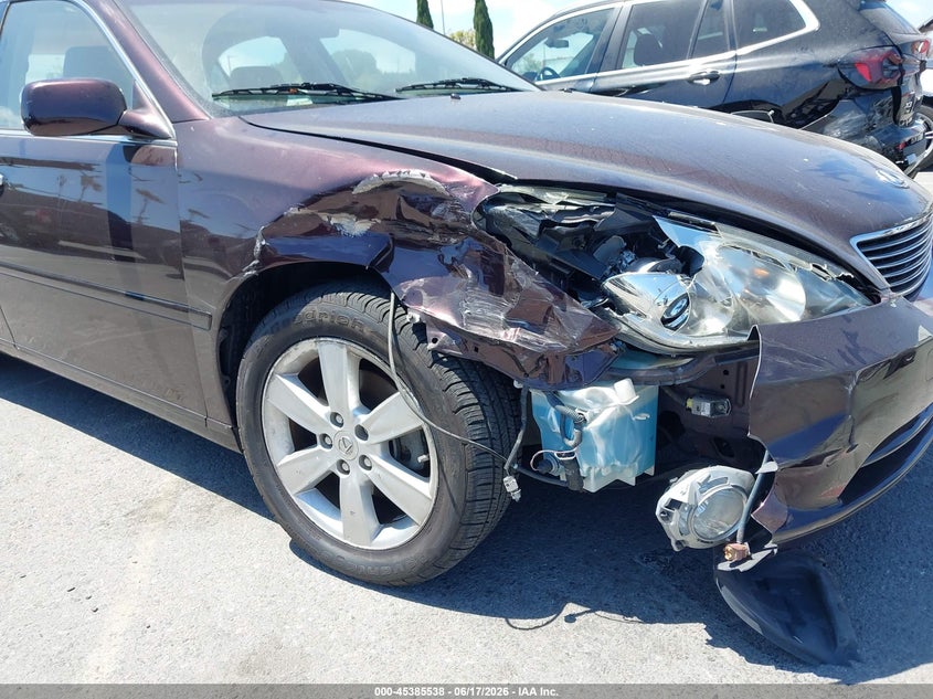 2005 Lexus ES VIN JTHBA30G955127259 IAAI salvage auction — RIGHT FRONT, Salvage (California), sold $1,050 on 2026-07-09 (photo 6)