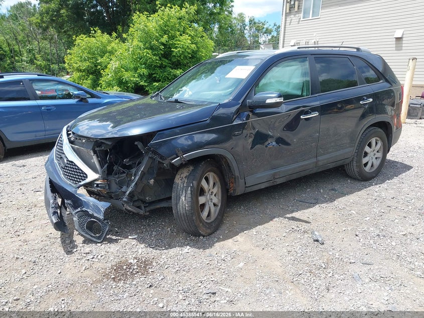 2012 Kia Sorento VIN 5XYKT3A63CG230845 IAAI salvage auction — FRONT END, Salvage (South Carolina), sold $175 on 2026-07-28 (photo 2)