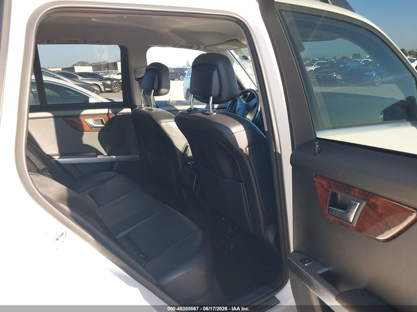 2012 Mercedes-benz Glk-klasse VIN WDCGG5GB6CF835725 IAAI salvage auction — REAR END, Original (Texas), sold $2,200 on 2026-08-13 (photo 8)