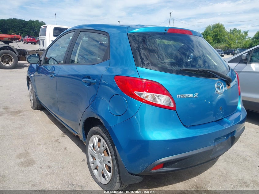 2012 Mazda 2 VIN JM1DE1KY3C0151138 IAAI salvage auction — RIGHT FRONT, Original (Ohio), sold $375 on 2026-07-14 (photo 3)