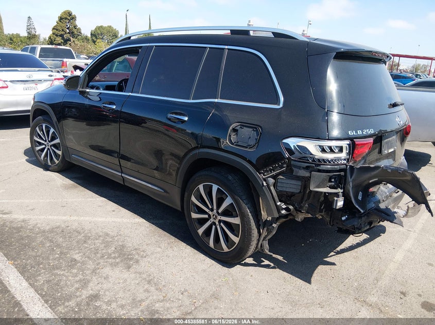 2020 Mercedes-benz Glb VIN W1N4M4GB4LW016166 IAAI salvage auction — LEFT REAR, Salvage Title, sold $7,700 on 2026-07-23 (photo 3)