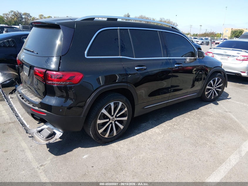 2020 Mercedes-benz Glb VIN W1N4M4GB4LW016166 IAAI salvage auction — LEFT REAR, Salvage Title, sold $7,700 on 2026-07-23 (photo 4)
