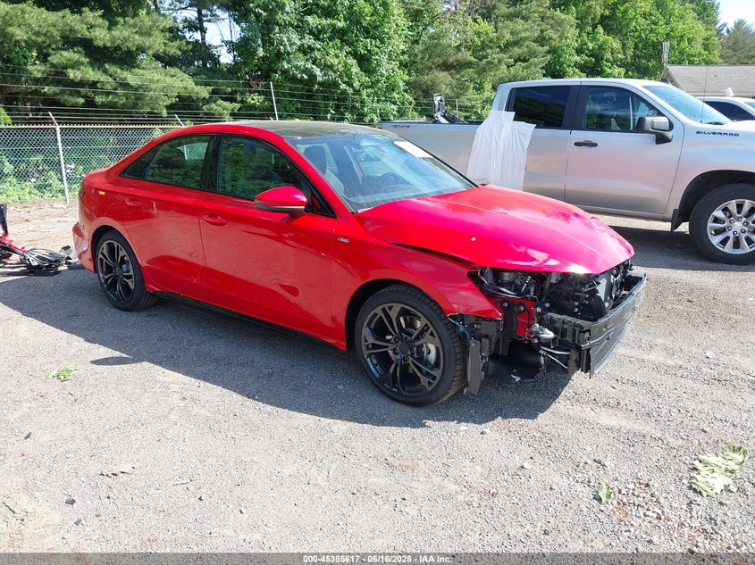 2026 Audi A3 VIN WAUGUDGY4TA097530 — IAAI salvage auction photo