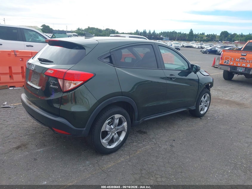 2017 Honda Hr-v VIN 3CZRU6H58HM711964 IAAI salvage auction — FRONT END, Salvage (Oregon), sold $5,400 on 2026-07-23 (photo 4)