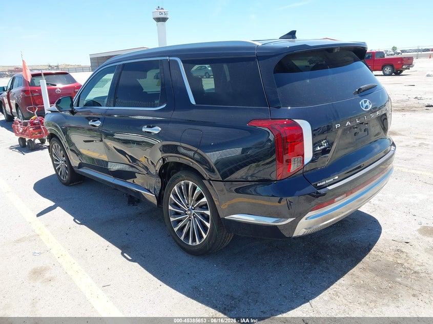 2024 Hyundai Palisade VIN KM8R7DGE5RU732265 IAAI salvage auction — FRONT END, Salvage (Iowa), sold $9,300 on 2026-07-28 (photo 3)