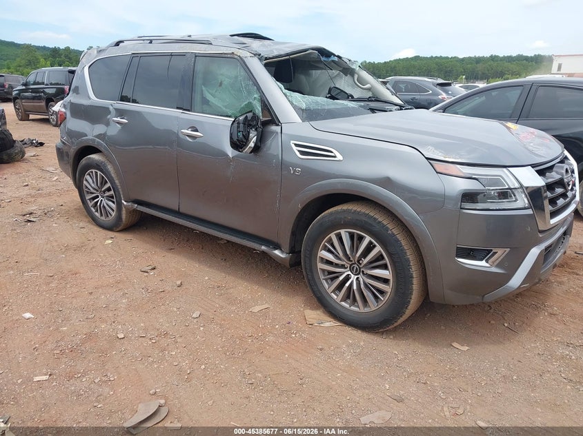 2022 Nissan Armada VIN JN8AY2BA9N9390859 IAAI salvage auction — BIO HAZARD, Salvage (Alabama), sold $3,650 on 2026-07-15 (photo 1)