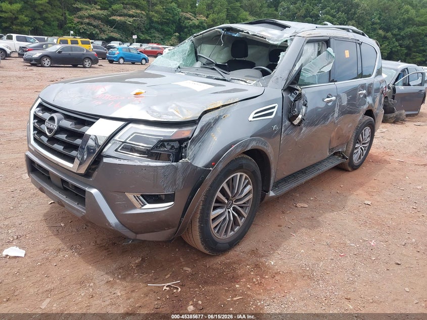 2022 Nissan Armada VIN JN8AY2BA9N9390859 IAAI salvage auction — BIO HAZARD, Salvage (Alabama), sold $3,650 on 2026-07-15 (photo 2)