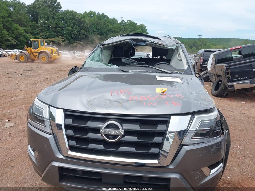 2022 Nissan Armada VIN JN8AY2BA9N9390859 IAAI salvage auction — BIO HAZARD, Salvage (Alabama), sold $3,650 on 2026-07-15 (photo 6)