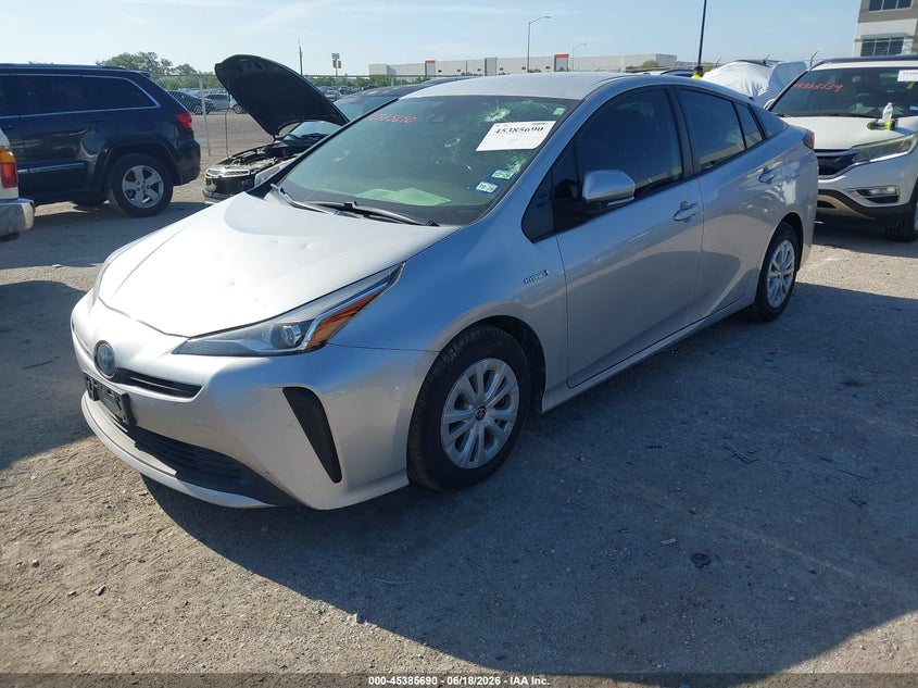 2019 Toyota Prius VIN JTDKARFU6K3101534 IAAI salvage auction — Hail, Clear, sold $5,000 on 2026-09-15 (photo 2)