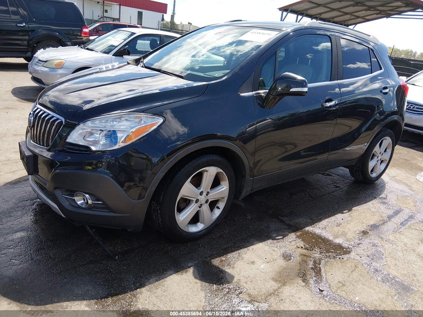 2016 Buick Encore VIN KL4CJBSB1GB736636 IAAI salvage auction — UNKNOWN, Salvage Title, sold $25 on 2026-07-23 (photo 2)