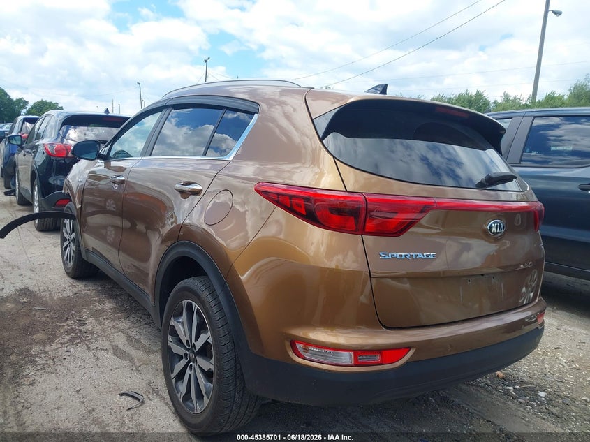 2017 Kia Sportage VIN KNDPNCAC3H7186209 IAAI salvage auction — LEFT FRONT, Salvage (Ohio), sold $3,300 on 2026-07-14 (photo 3)