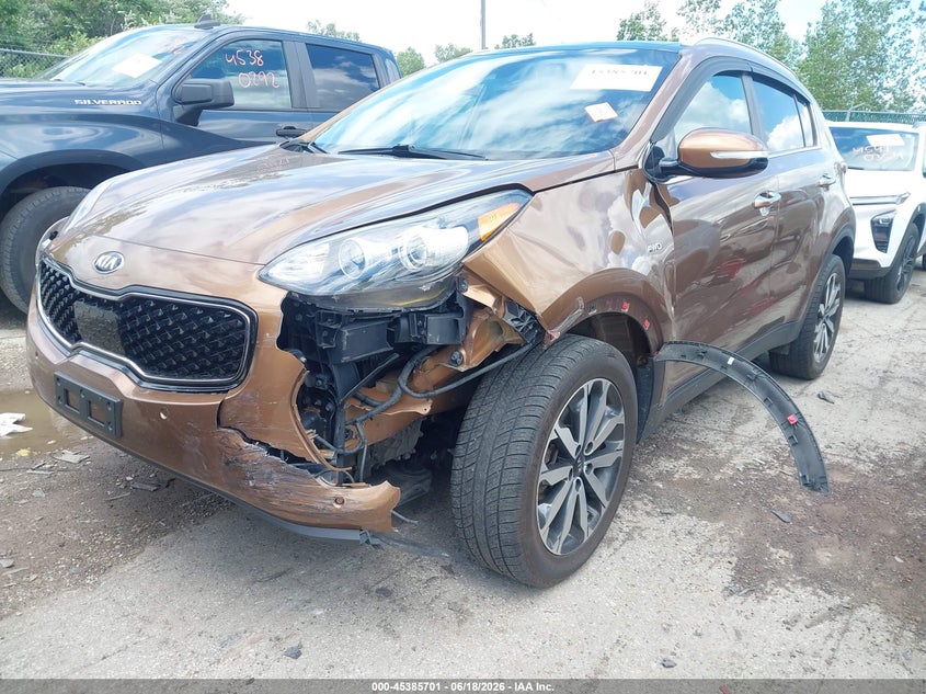 2017 Kia Sportage VIN KNDPNCAC3H7186209 IAAI salvage auction — LEFT FRONT, Salvage (Ohio), sold $3,300 on 2026-07-14 (photo 6)