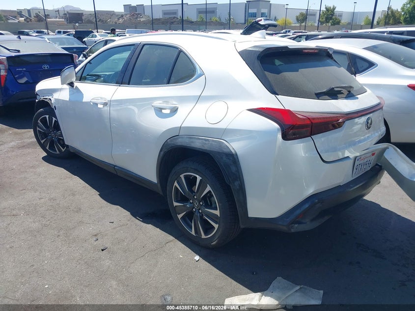2019 Lexus Ux VIN JTHY3JBH9K2018005 IAAI salvage auction — FRONT & REAR, Salvage Certificate (California), sold $2,850 on 2026-07-12 (photo 3)