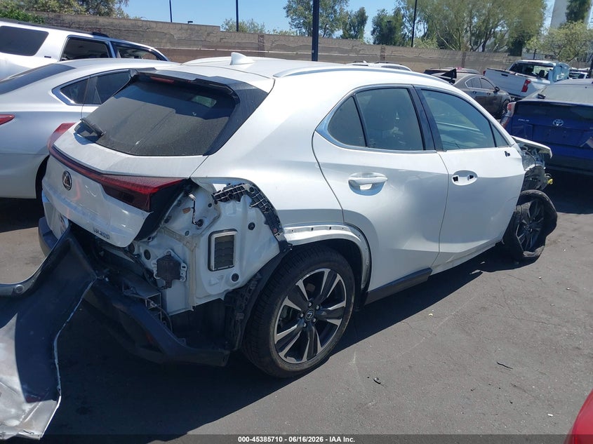 2019 Lexus Ux VIN JTHY3JBH9K2018005 IAAI salvage auction — FRONT & REAR, Salvage Certificate (California), sold $2,850 on 2026-07-12 (photo 4)