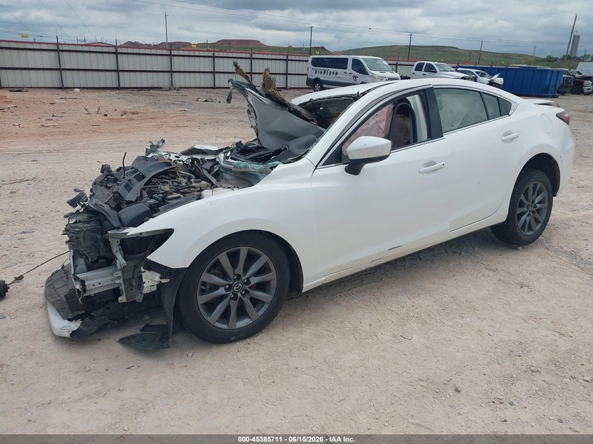 2018 Mazda 6 VIN JM1GL1UM7J1314815 IAAI salvage auction — ALL OVER, Non-Repairable (Texas), sold $200 on 2026-07-16 (photo 2)