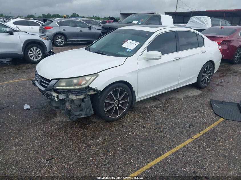 2015 Honda Accord VIN 1HGCR3F8XFA000254 IAAI salvage auction — FRONT END, Original (Texas), sold $1,400 on 2026-07-23 (photo 2)