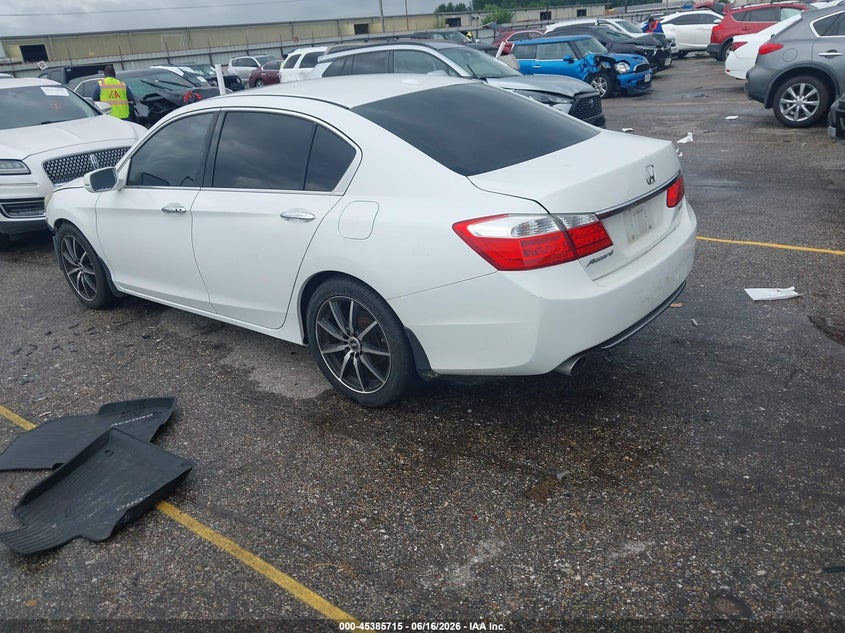 2015 Honda Accord VIN 1HGCR3F8XFA000254 IAAI salvage auction — FRONT END, Original (Texas), sold $1,400 on 2026-07-23 (photo 3)