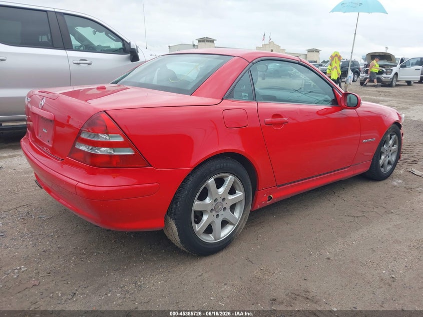2002 Mercedes-benz Slk-klasse VIN WDBKK49F22F240019 IAAI salvage auction — REPOSSESSION, Nrc Lienholder Repossession Paperwork (Texas), sold $775 on 2026-07-13 (photo 4)