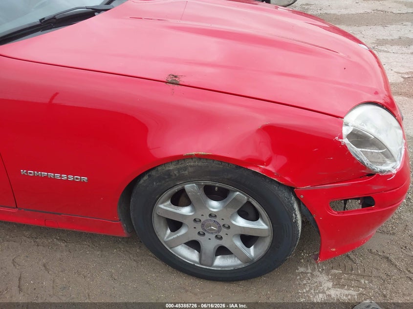 2002 Mercedes-benz Slk-klasse VIN WDBKK49F22F240019 IAAI salvage auction — REPOSSESSION, Nrc Lienholder Repossession Paperwork (Texas), sold $775 on 2026-07-13 (photo 6)