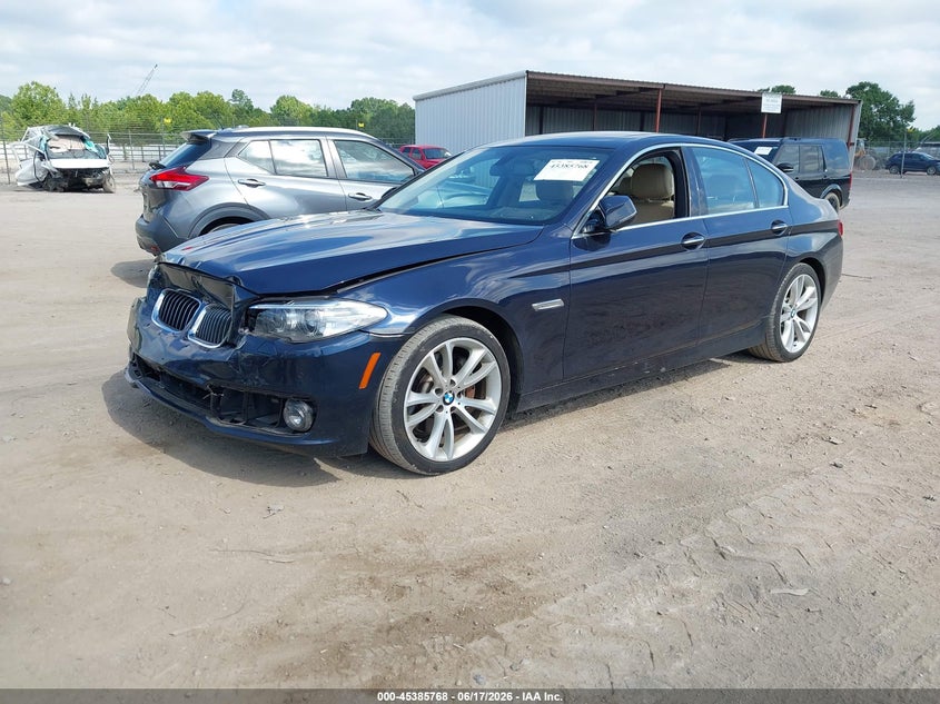 2016 BMW 5er VIN WBA5B3C5XGG253799 IAAI salvage auction — FRONT END, Salvage Title, sold $4,100 on 2026-08-19 (photo 2)