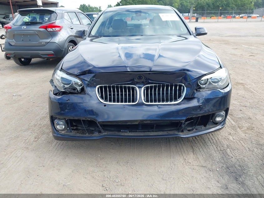 2016 BMW 5er VIN WBA5B3C5XGG253799 IAAI salvage auction — FRONT END, Salvage Title, sold $4,100 on 2026-08-19 (photo 6)