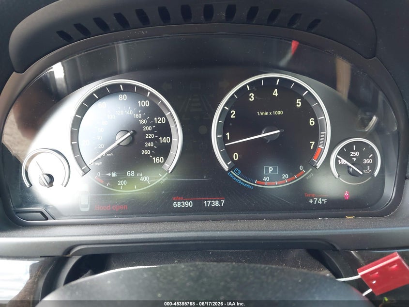 2016 BMW 5er VIN WBA5B3C5XGG253799 IAAI salvage auction — FRONT END, Salvage Title, sold $4,100 on 2026-08-19 (photo 7)