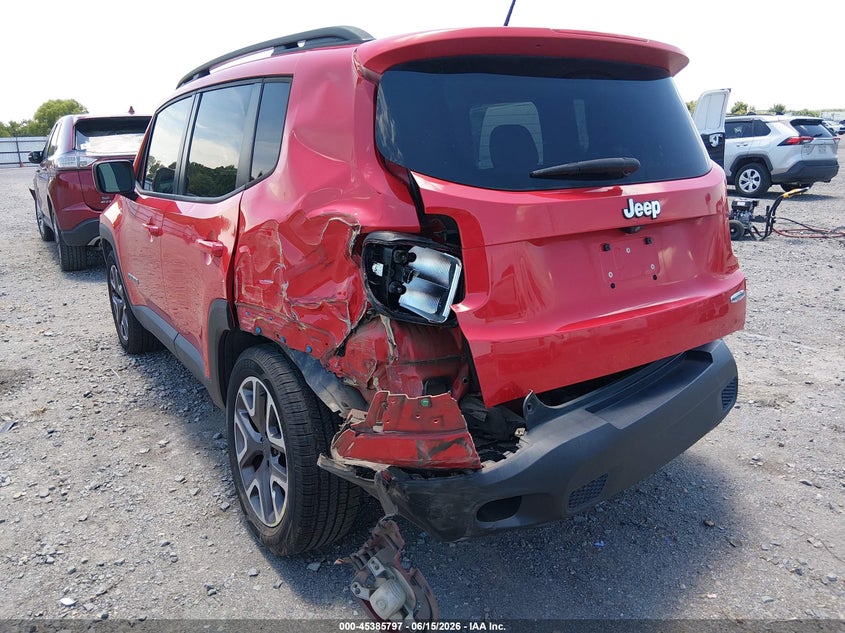 2015 Jeep Renegade VIN ZACCJABT2FPB99434 IAAI salvage auction — REAR END, Clear (Arkansas), sold $700 on 2026-08-05 (photo 6)