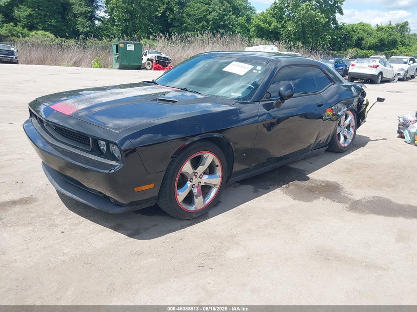 2014 Dodge Challenger VIN 2C3CDYAG4EH225184 IAAI salvage auction — LEFT REAR, Salvage Title, sold $1,500 on 2026-09-17 (photo 2)