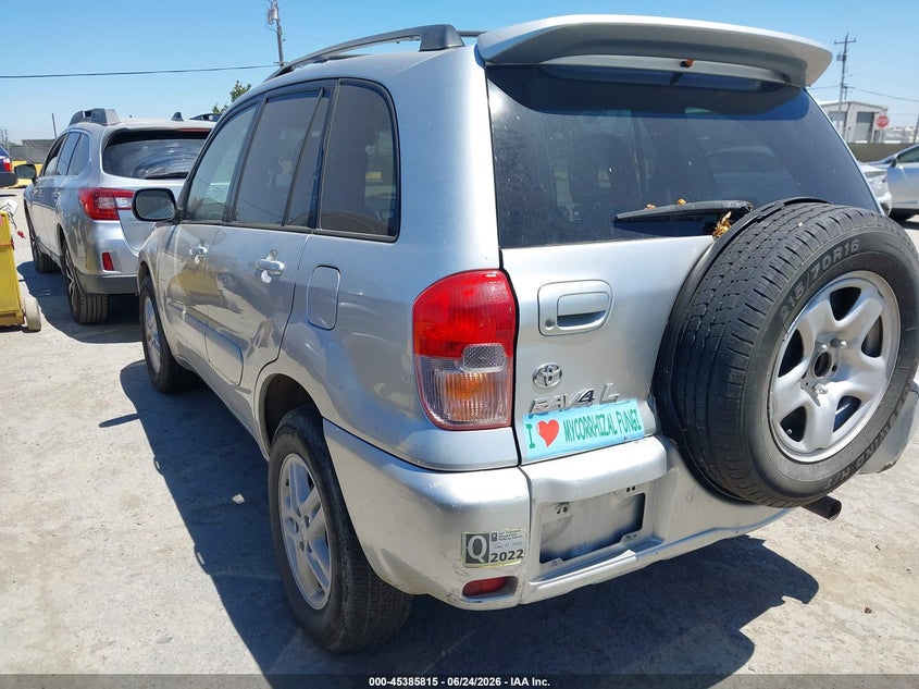 2002 Toyota Rav 4 VIN JTEGH20V220048581 IAAI salvage auction — NORMAL WEAR, Clear - Dealer Only (California), sold $875 on 2026-07-09 (photo 3)