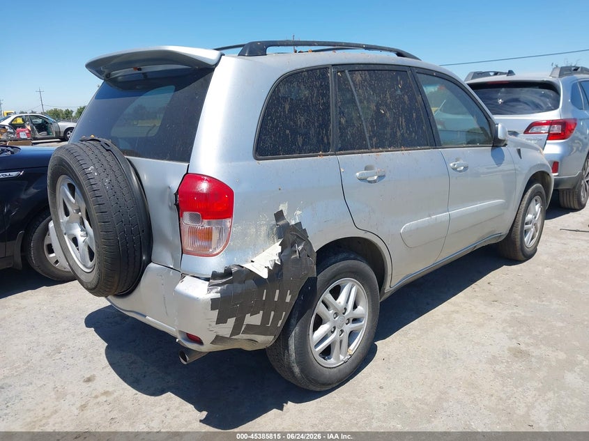 2002 Toyota Rav 4 VIN JTEGH20V220048581 IAAI salvage auction — NORMAL WEAR, Clear - Dealer Only (California), sold $875 on 2026-07-09 (photo 4)