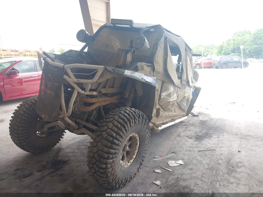 2017 Polaris Rzr VIN 3NSVFE997HF917600 IAAI salvage auction — RIGHT FRONT, Salvage Title, sold $5,300 on 2026-09-02 (photo 4)