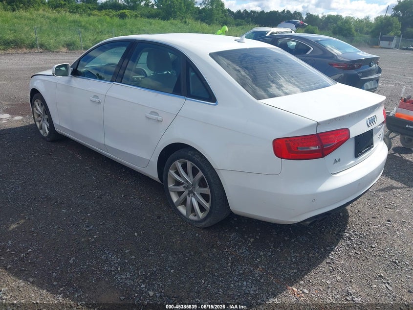 2013 Audi A4 VIN WAUFFAFL9DN008376 IAAI salvage auction — FRONT END, Clear (Rhode Island), sold $475 on 2026-07-10 (photo 3)