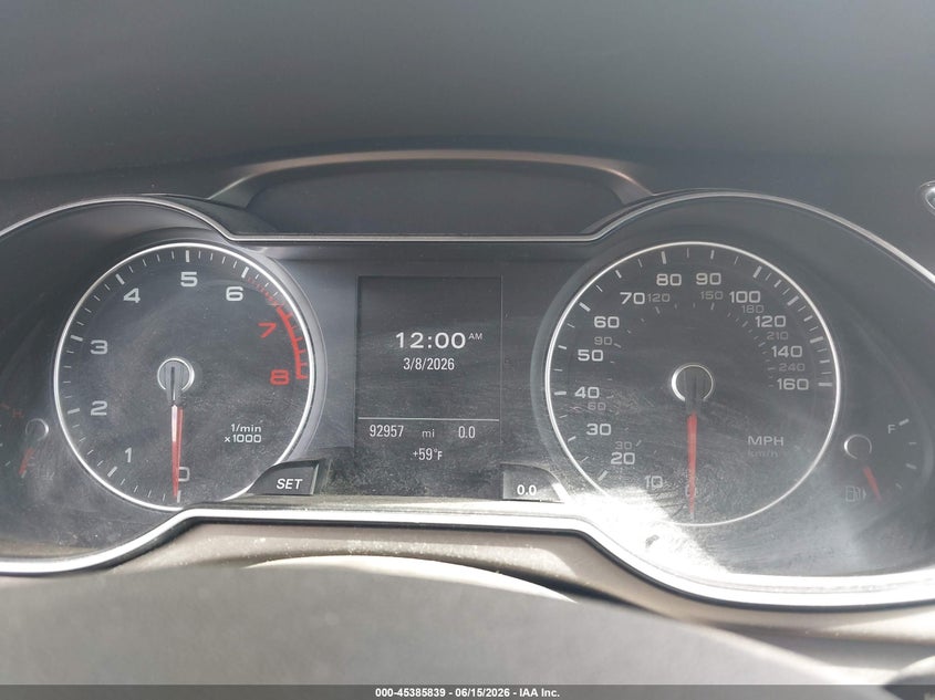2013 Audi A4 VIN WAUFFAFL9DN008376 IAAI salvage auction — FRONT END, Clear (Rhode Island), sold $475 on 2026-07-10 (photo 7)