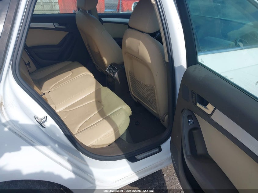 2013 Audi A4 VIN WAUFFAFL9DN008376 IAAI salvage auction — FRONT END, Clear (Rhode Island), sold $475 on 2026-07-10 (photo 8)