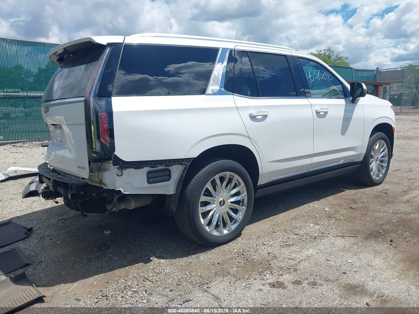 2024 Cadillac Escalade VIN 1GYS4CKL0RR355338 IAAI salvage auction — REAR END, Salvage (Indiana), sold $40,250 on 2026-07-12 (photo 4)