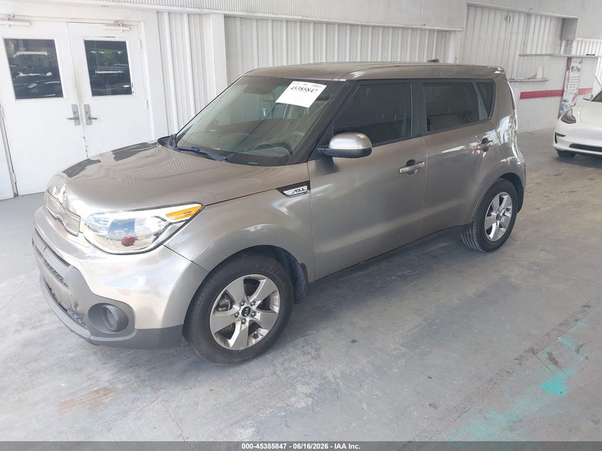 2019 Kia Soul VIN KNDJN2A23K7653109 IAAI salvage auction — FRONT END, Rebuildable (Florida), sold $1,800 on 2026-07-08 (photo 2)