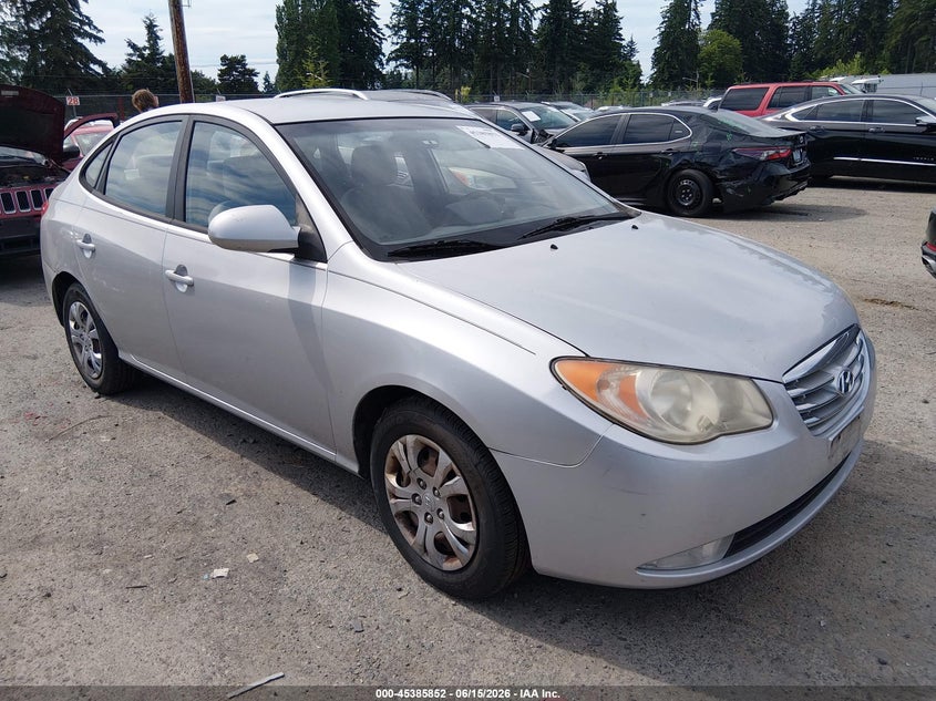 2010 Hyundai Elantra VIN KMHDU4AD2AU206974 IAAI salvage auction — NORMAL WEAR, Rebuilt-Non-Public (Washington), sold $400 on 2026-07-15 (photo 1)