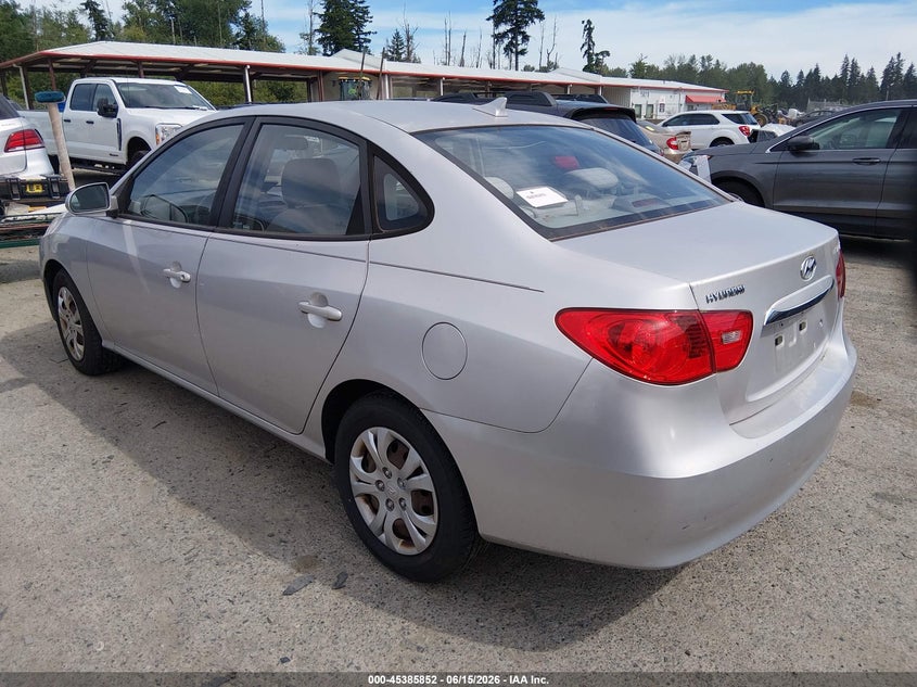 2010 Hyundai Elantra VIN KMHDU4AD2AU206974 IAAI salvage auction — NORMAL WEAR, Rebuilt-Non-Public (Washington), sold $400 on 2026-07-15 (photo 3)