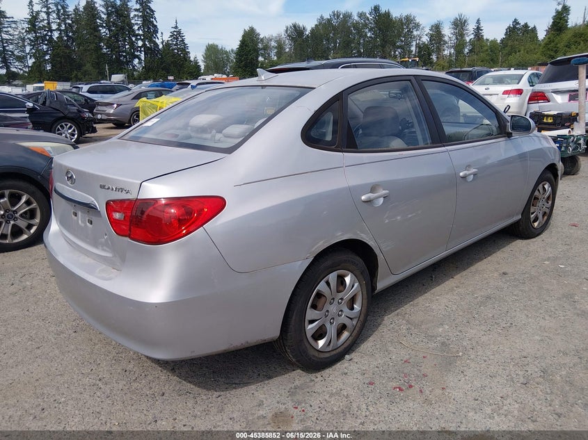 2010 Hyundai Elantra VIN KMHDU4AD2AU206974 IAAI salvage auction — NORMAL WEAR, Rebuilt-Non-Public (Washington), sold $400 on 2026-07-15 (photo 4)