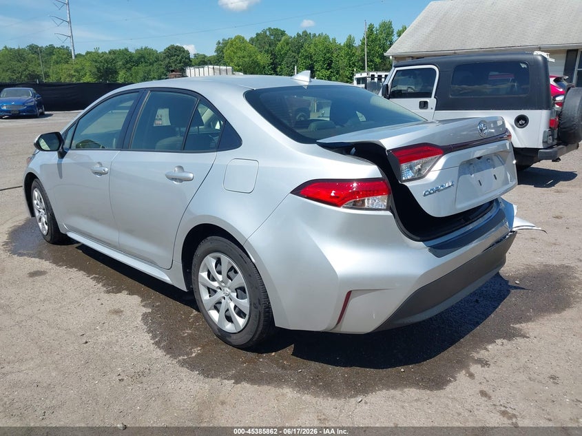 2023 Toyota Corolla VIN JTDB4MEE2P3014354 IAAI salvage auction — REAR END, Salvage - Greater Than 75% (Maryland), sold $5,700 on 2026-07-29 (photo 3)