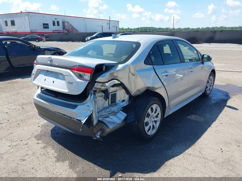 2023 Toyota Corolla VIN JTDB4MEE2P3014354 IAAI salvage auction — REAR END, Salvage - Greater Than 75% (Maryland), sold $5,700 on 2026-07-29 (photo 4)