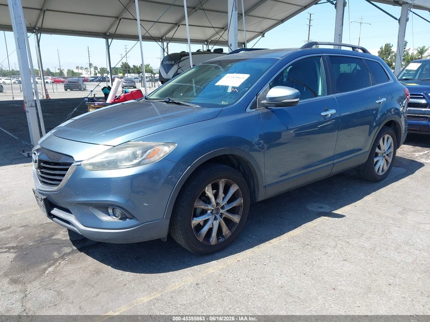 2014 Mazda Cx-9 VIN JM3TB2DVXE0442971 IAAI salvage auction — RIGHT FRONT, Salvage (California), sold $2,150 on 2026-07-07 (photo 2)